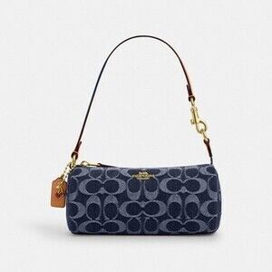 COACH Nolita Barrel Bag In Signature Denim